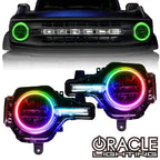 ORACLE Lighting 2021-2025 Ford Bronco ColorSHIFT Headlight Halo Kit w/DRL Bar - Base Headlights