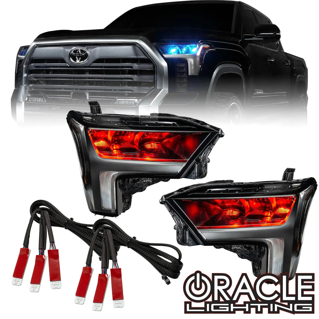 ORACLE Lighting 2022+ Toyota Tundra ColorSHIFT RGB Demon Eye Headlight Upgrade Kit