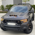2019-2026 RAM Rebel/TRX/RHO Front Bumper Flush LED Light Bar | 100W 12,000 Lumens