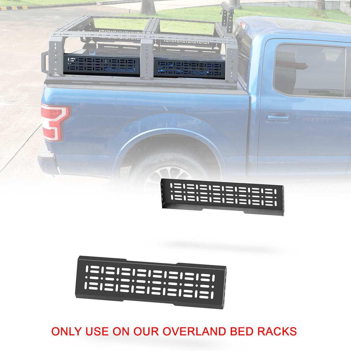 Modular Adjustable Overland Bed Rack Roll Bar for Chevy Ford Toyota Dodge Nissan