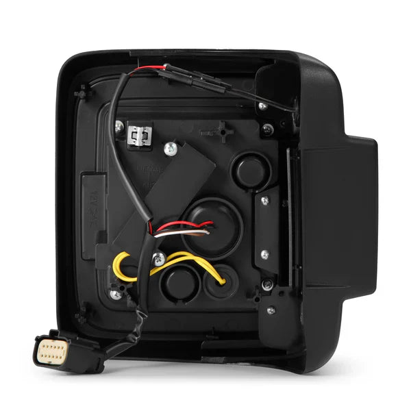 AlphaRex 18-25 Jeep Wrangler JL NOVA-Series Prismatic LED Tail Lights Alpha-Black