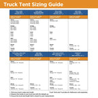 5 Foot Gray Truck Bed Camping Tent Waterproof Floorless Sleeps 2 Setup Easy