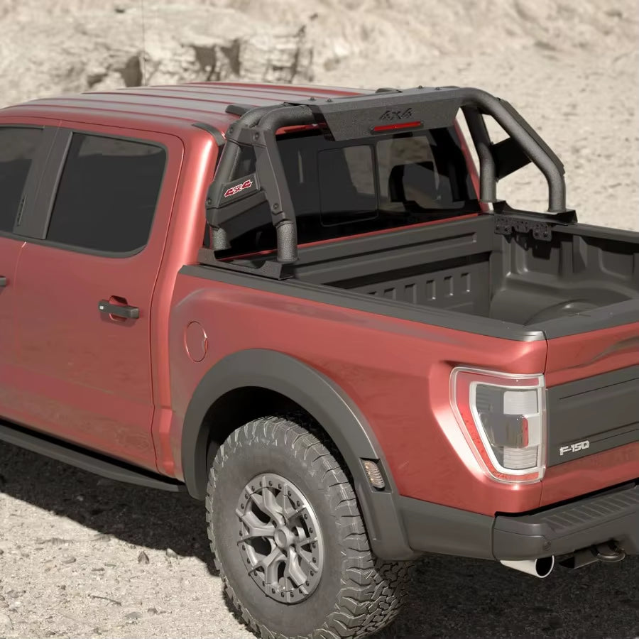 Universal Truck Bed Roll Bar with Adjustable Sport Bar and Chase Rack for Enhanced Cargo Security and Offroad 