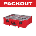 PACKOUT 20 In. Deep Small Parts Organizer with 6 Compartments and Quick Adjust Dividers