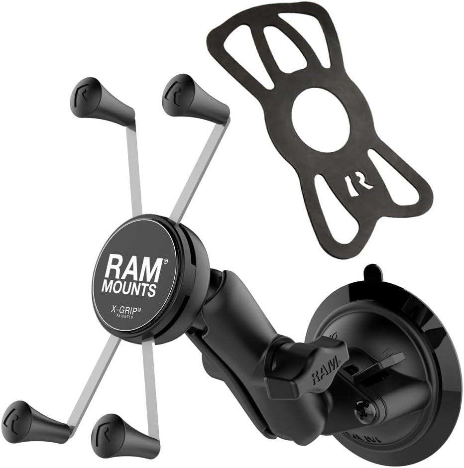 X-Grip Cell Phone Mount with RAM Twist-Lock Suction Cup Base (RAM-B-166-UN10U) 