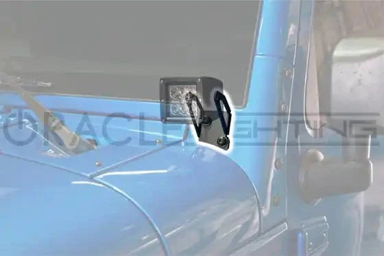 ORACLE Jeep JK Single Light Mounting Pillar Brackets (Pair)