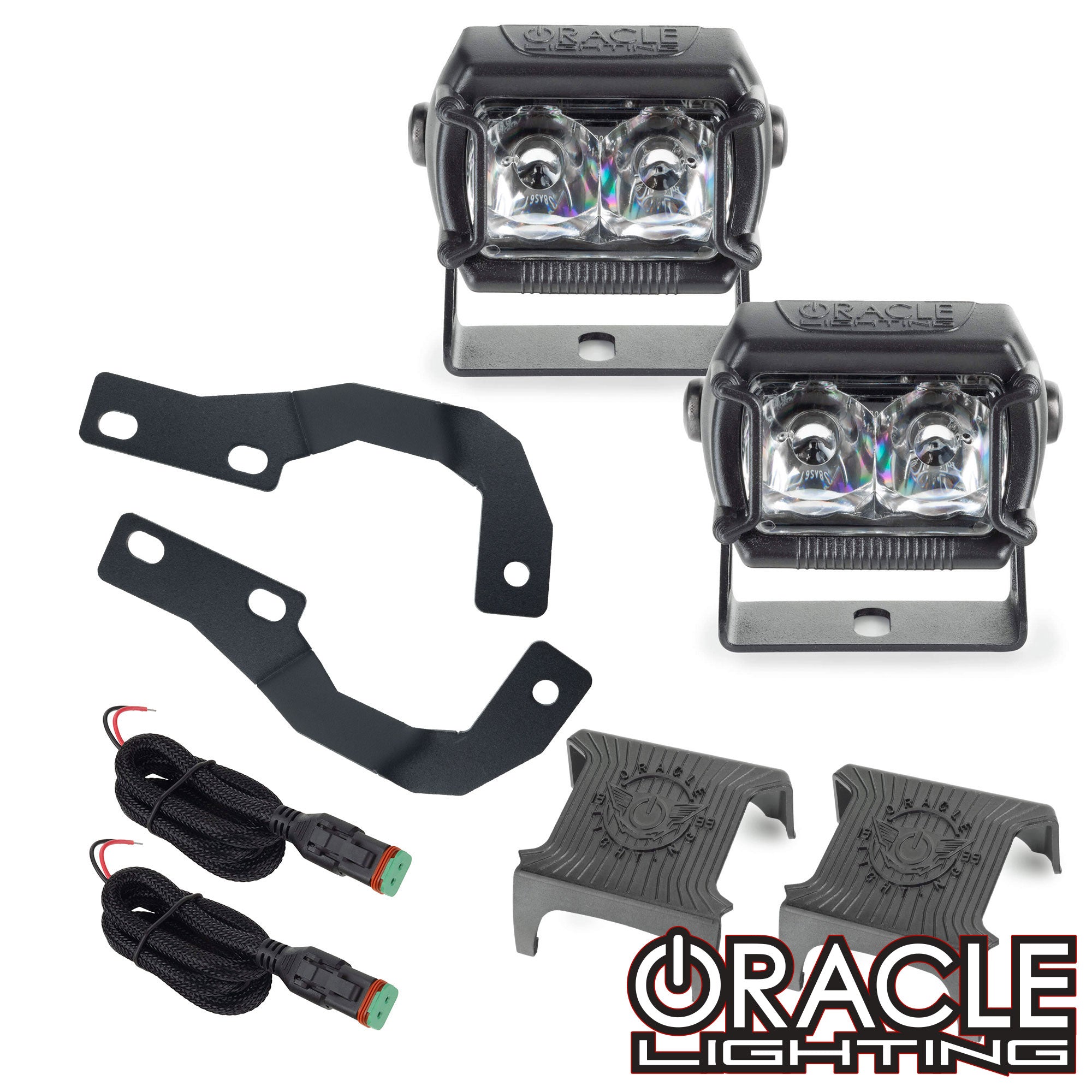 2010-2023 Toyota 4Runner (5th Gen) A-Pillar Hood Mount Brackets w/ VEGA™ Series 2 Spotlights