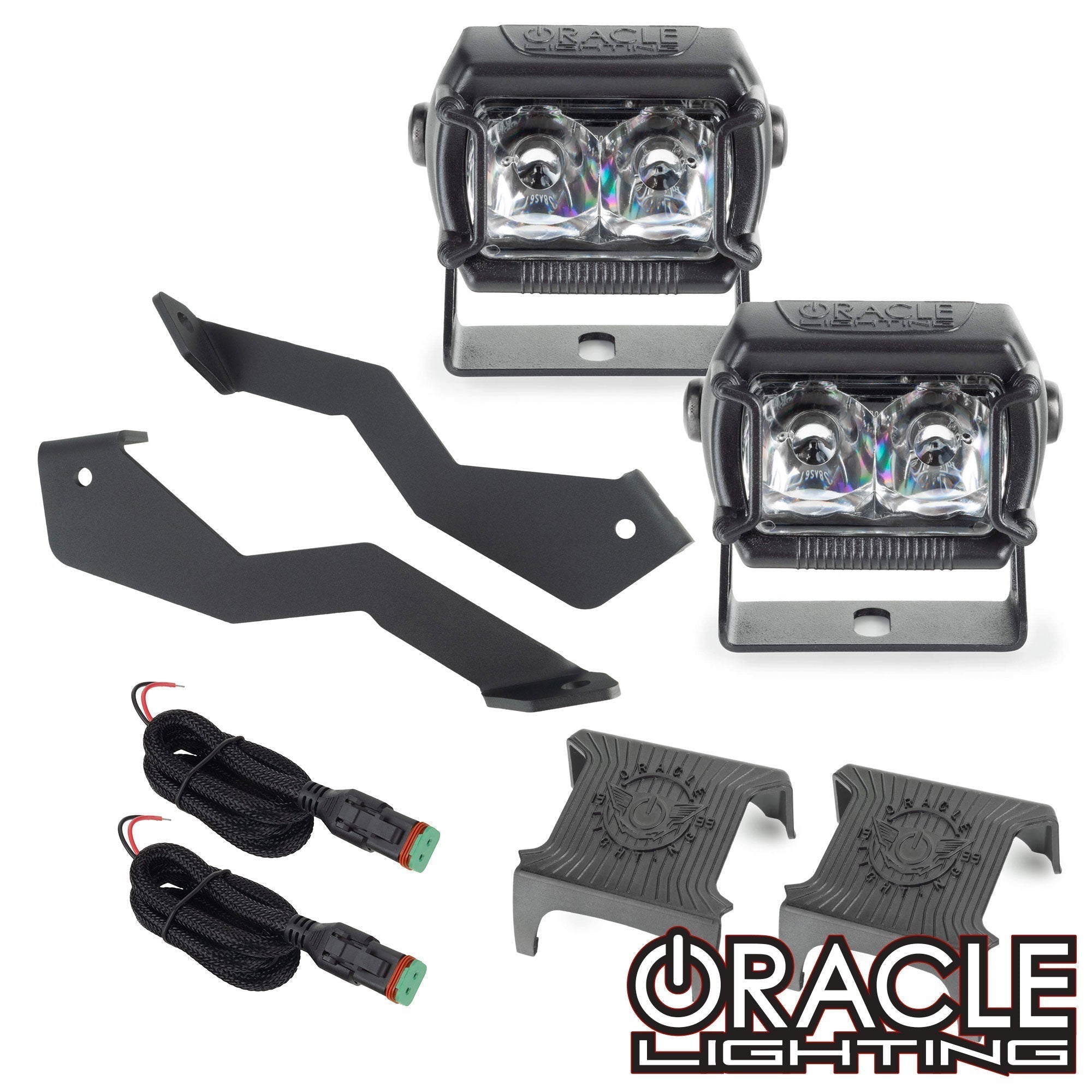 2004-2014 Ford F-150 / Raptor A-Pillar Hood Mount Brackets w/ VEGA™ Series 2 Spotlights