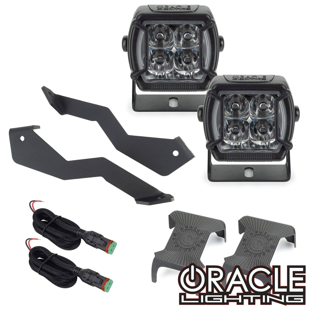 2004-2014 Ford F-150 / Raptor A-Pillar Hood Mount Brackets w/ VEGA™ Series 4 Spotlights