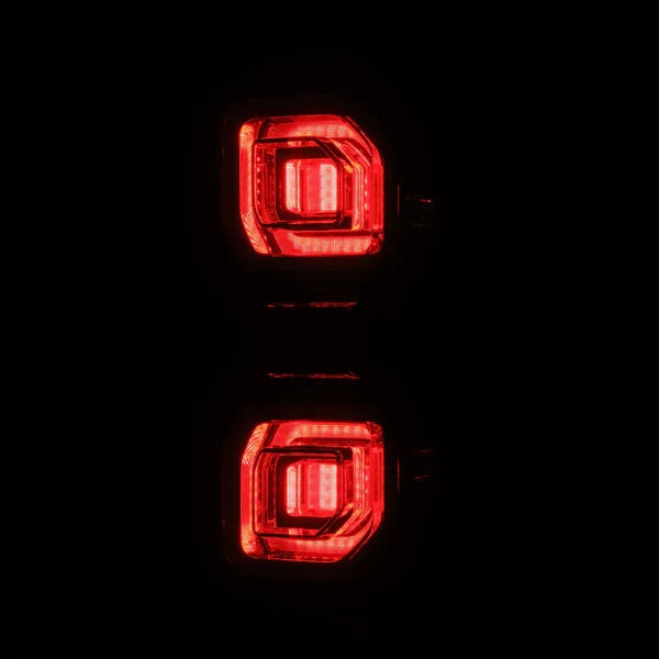 AlphaRex 21-25 Ford Bronco NOVA-Series Prismatic LED Tail Lights Black