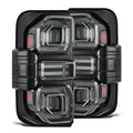 AlphaRex 21-25 Ford Bronco NOVA-Series Prismatic LED Tail Lights Black