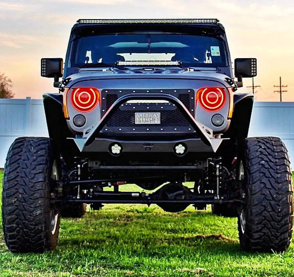 ORACLE Jeep JK Hood Mounting Brackets SM + Light Combo