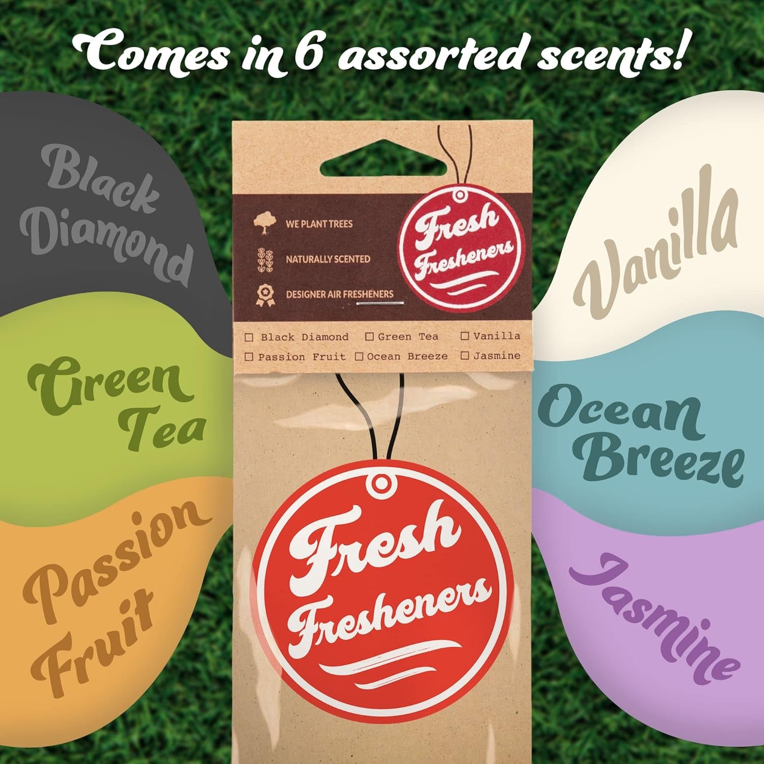 Sasquatch Air Fresheners 4 Pack, Car Air Fresheners Scented with Premium Oils 