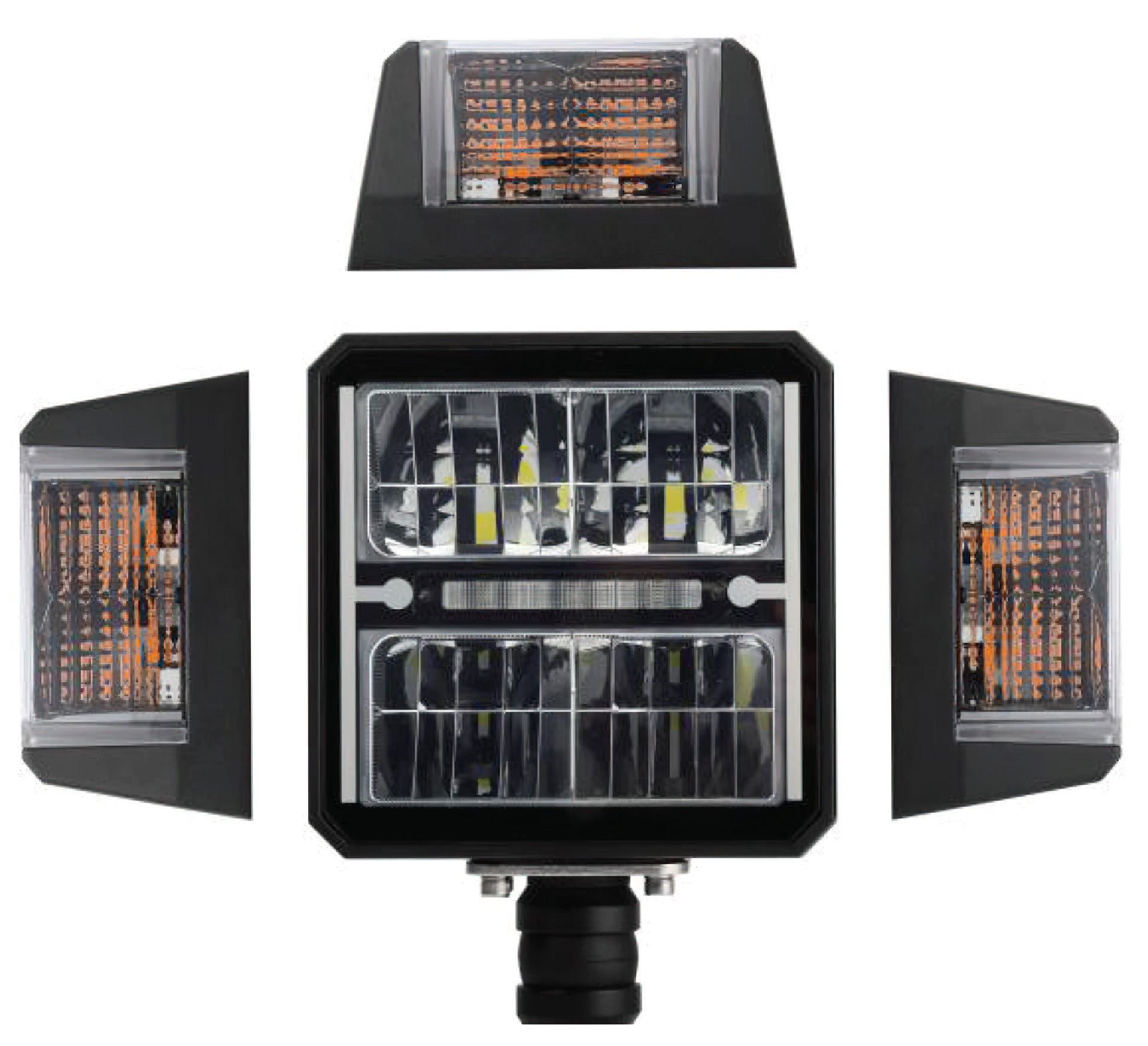 LED Plow Headlight with Heated Lens | Multifunction DOT Compliant