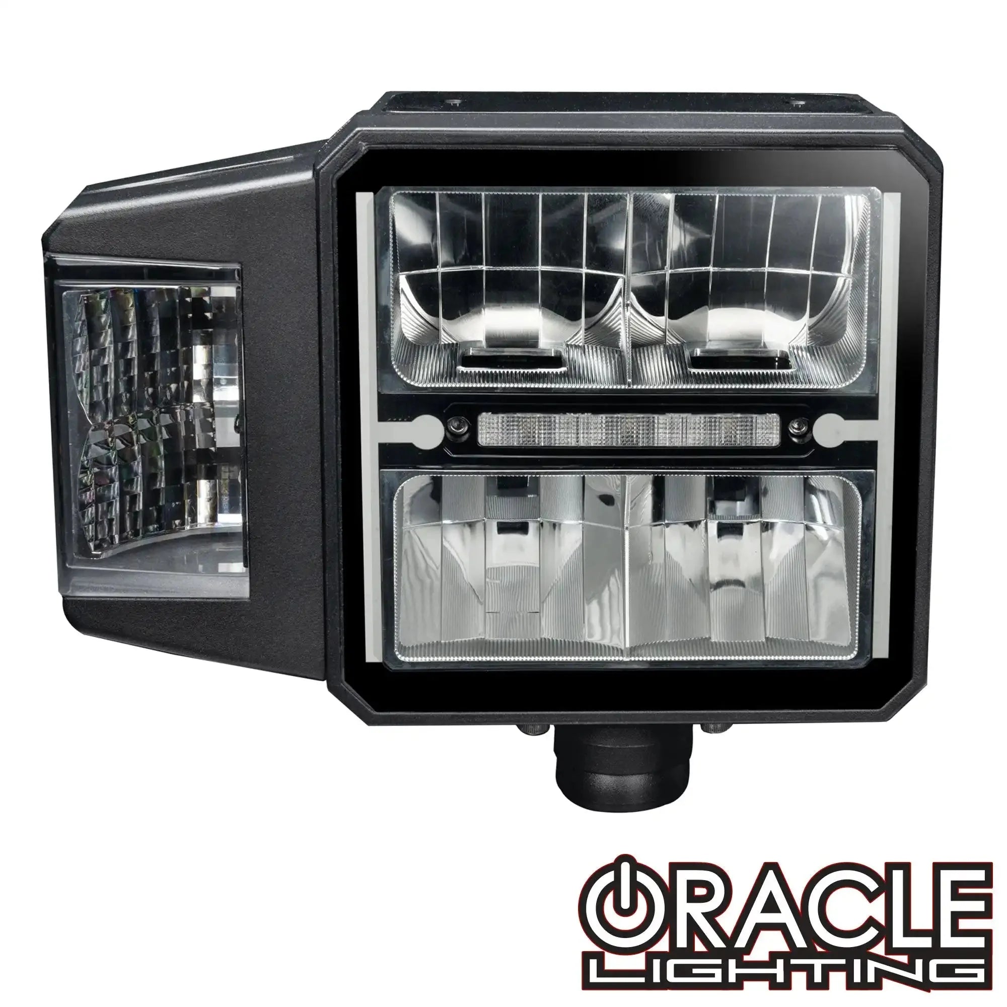 LED Plow Headlight with Heated Lens | Multifunction DOT Compliant