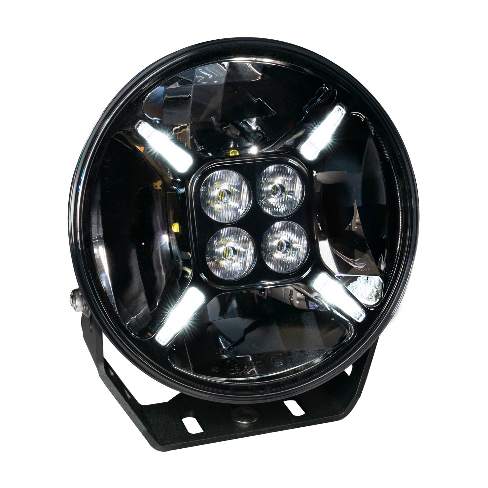 ORACLE Lighting EXO 9" Multifunction 120W LED Spotlight - Round Post Mount