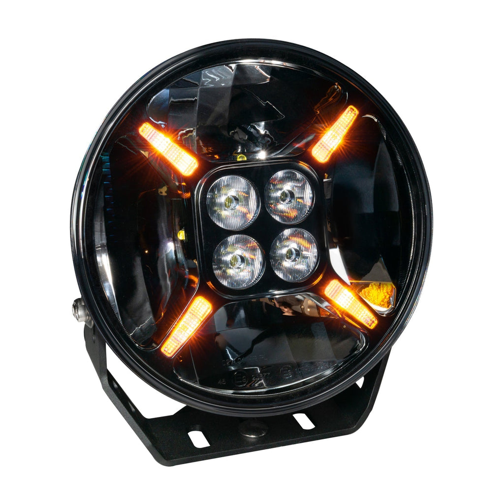 ORACLE Lighting EXO 9" Multifunction 120W LED Spotlight - Round Post Mount