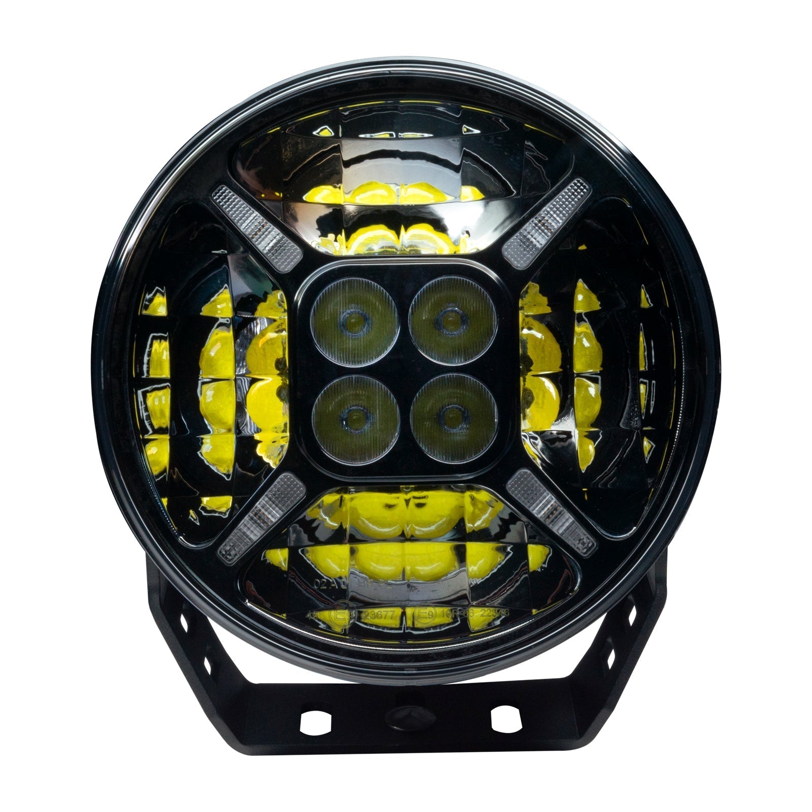 ORACLE Lighting EXO 9" Multifunction 120W LED Spotlight - Round Post Mount