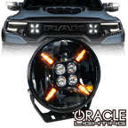 ORACLE Lighting EXO 9" Multifunction 120W LED Spotlight - Round Post Mount
