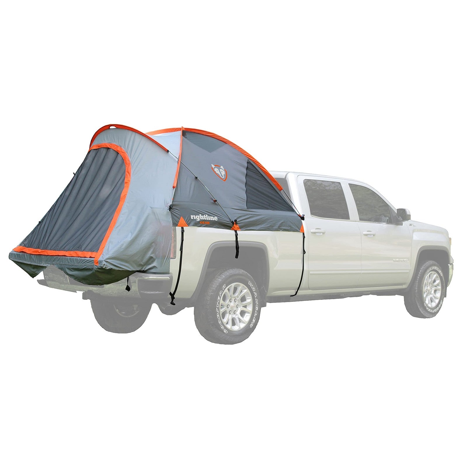 5 Foot Gray Truck Bed Camping Tent Waterproof Floorless Sleeps 2 Setup Easy
