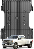 3D TPE Pickup Truck Bed Mat, Compatible with 2017-2024 Ford F-250/F-350/F-