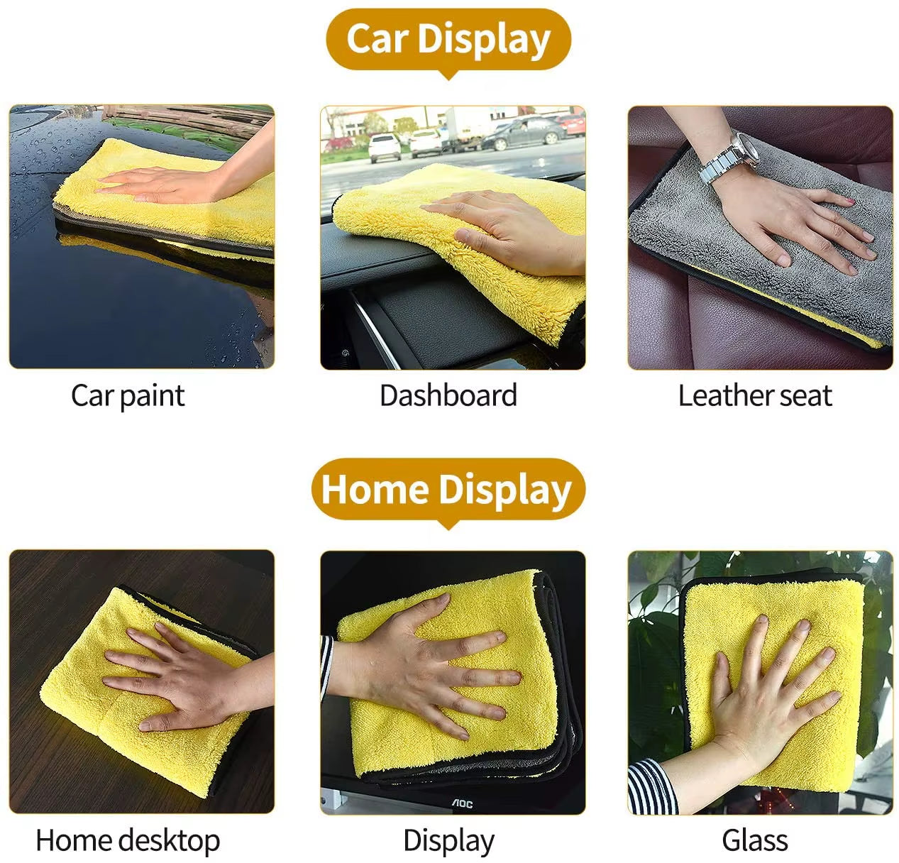 Microfiber Towel - Cleaning/ Drying - Detailing Glove