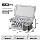 ICECO APL20 Light Duty Aluminum Freezer Single Zone 20 LT