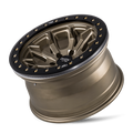 Dirty Life 9303 DT-1 17x9 / 5x127 BP / -38mm Offset / 78.1mm Hub Satin Gold Wheel - Beadlock