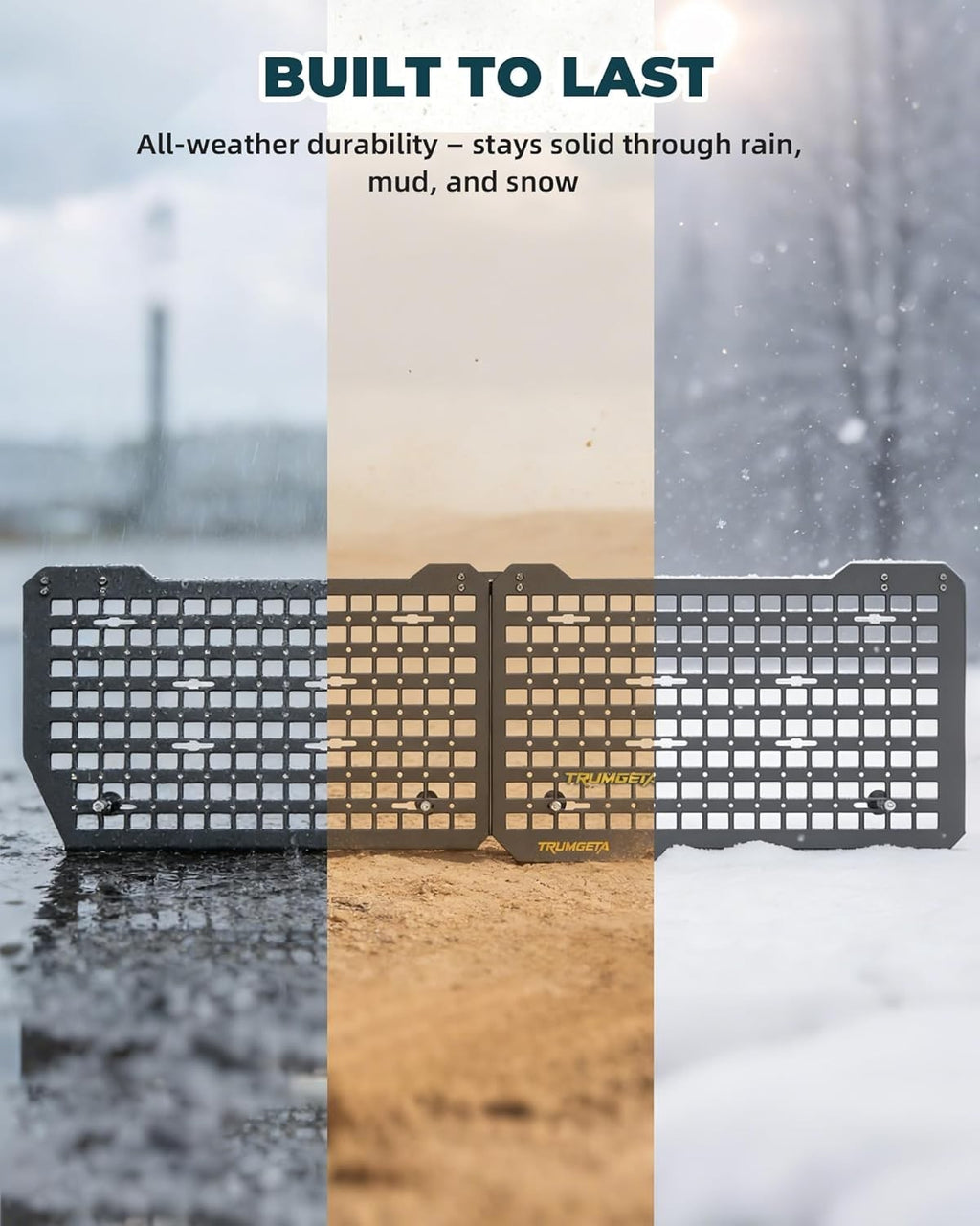 Front & Side Bed MOLLE Panel for Jeep Gladiator/ Ford Maverick/ Chevy Silverado