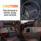 F150 Center Console Cover, Thick Armrest Cushion, Interior Accessories,  (2015~2020)