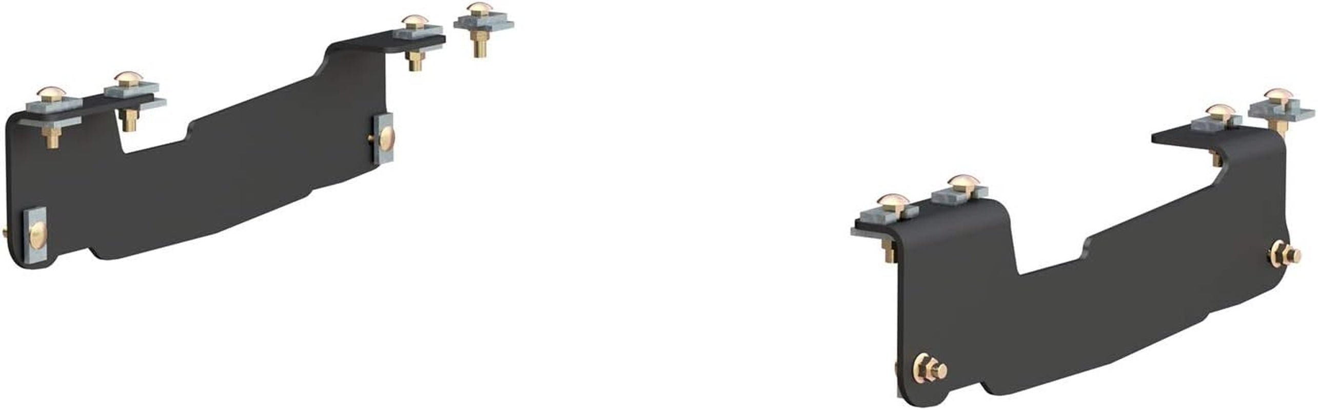 5Th Wheel Installation Brackets,  Ford F-150, except 5.5-Foot Bed, CARBIDE BLACK POWDER COAT 16441