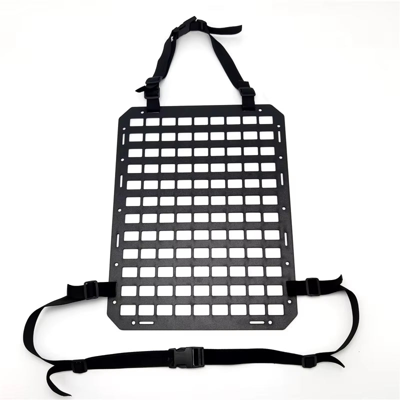 Seat Back Tactical Molle Panel for Modular Storage 
