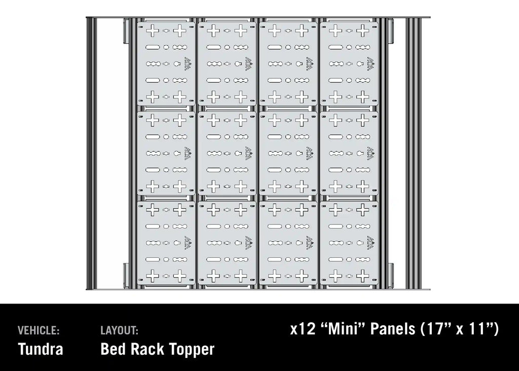 Toyota Tundra Bed Rack - DRIFTR Topper Add-on