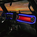 2018-2023 Jeep Wrangler JL/Gladiator JT Dynamic ColorSHIFT LED Interior Dash Board Kit