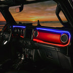 2018-2023 Jeep Wrangler JL/Gladiator JT Dynamic ColorSHIFT LED Interior Dash Board Kit