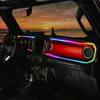 2018-2023 Jeep Wrangler JL/Gladiator JT Dynamic ColorSHIFT LED Interior Dash Board Kit