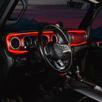 2018-2023 Jeep Wrangler JL/Gladiator JT Dynamic ColorSHIFT LED Interior Dash Board Kit