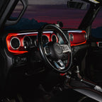 2018-2023 Jeep Wrangler JL/Gladiator JT Dynamic ColorSHIFT LED Interior Dash Board Kit