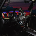 2018-2023 Jeep Wrangler JL/Gladiator JT Dynamic ColorSHIFT LED Interior Dash Board Kit