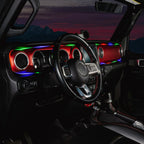 2018-2023 Jeep Wrangler JL/Gladiator JT Dynamic ColorSHIFT LED Interior Dash Board Kit