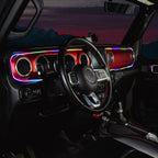 2018-2023 Jeep Wrangler JL/Gladiator JT Dynamic ColorSHIFT LED Interior Dash Board Kit