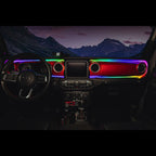 2018-2023 Jeep Wrangler JL/Gladiator JT Dynamic ColorSHIFT LED Interior Dash Board Kit