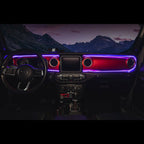 2018-2023 Jeep Wrangler JL/Gladiator JT Dynamic ColorSHIFT LED Interior Dash Board Kit