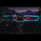 2018-2023 Jeep Wrangler JL/Gladiator JT Dynamic ColorSHIFT LED Interior Dash Board Kit