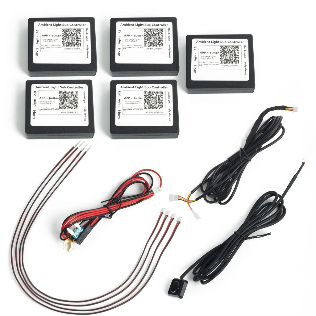 Dynamic ColorSHIFT 18-Piece Universal LED Interior Kit - Bluetooth Multi-Zone Lighting
