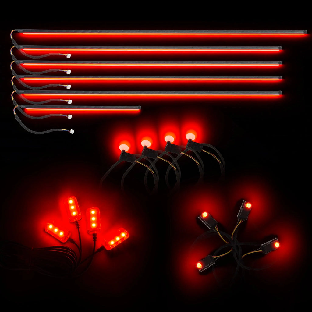 Dynamic ColorSHIFT 18-Piece Universal LED Interior Kit - Bluetooth Multi-Zone Lighting