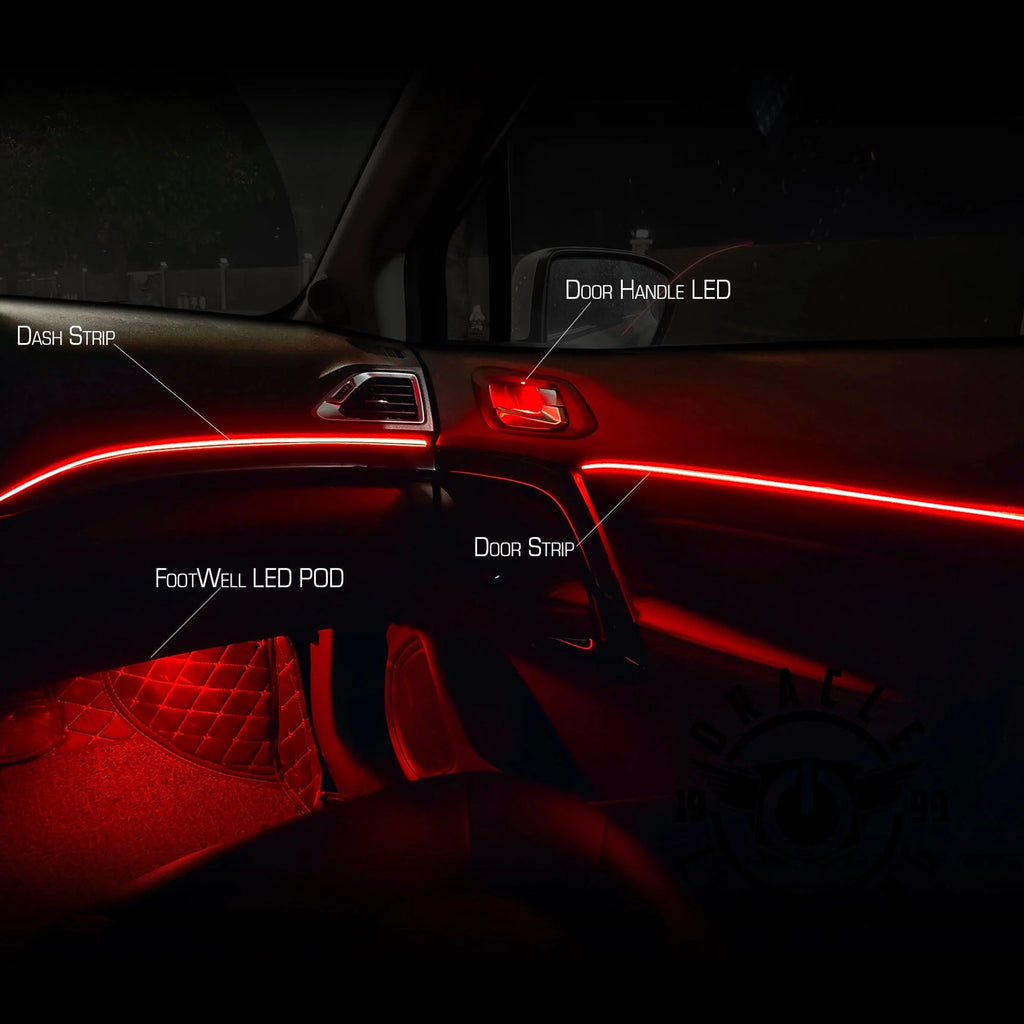 Dynamic ColorSHIFT 18-Piece Universal LED Interior Kit - Bluetooth Multi-Zone Lighting