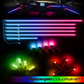 Dynamic ColorSHIFT 18-Piece Universal LED Interior Kit - Bluetooth Multi-Zone Lighting