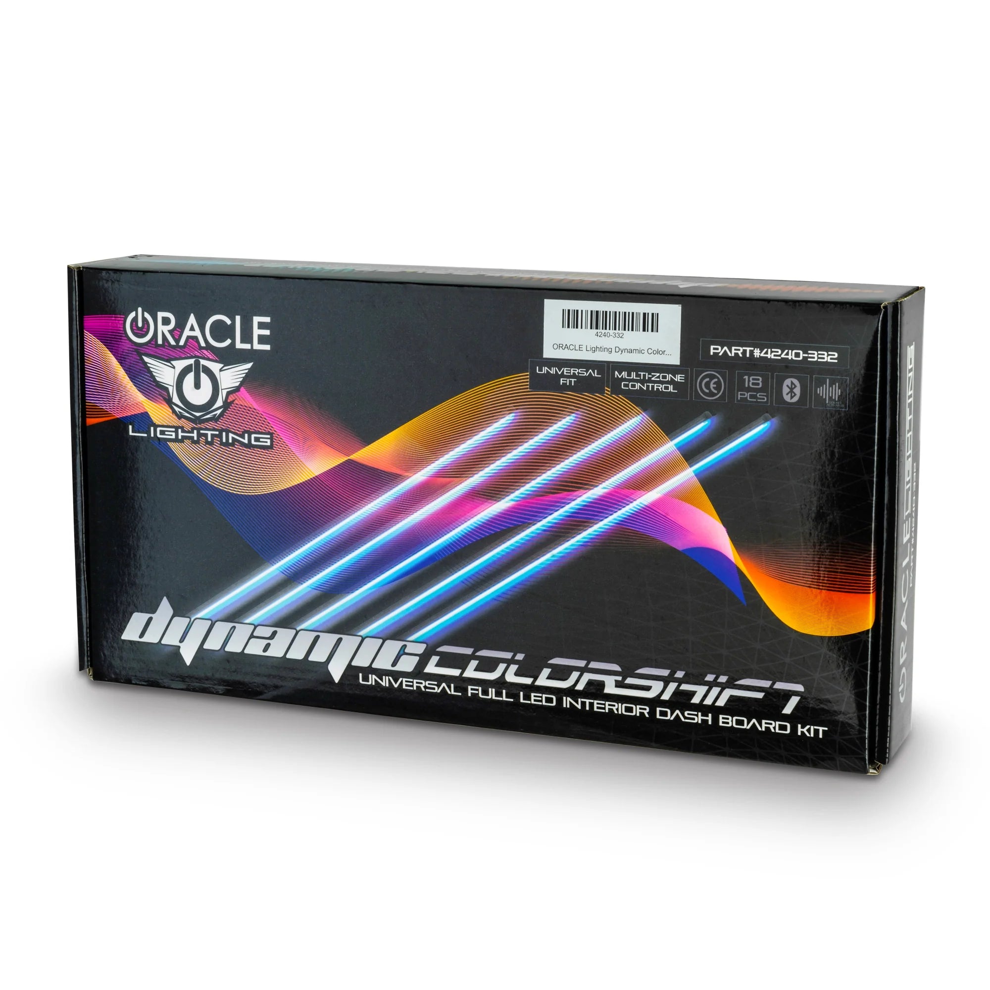 Dynamic ColorSHIFT 18-Piece Universal LED Interior Kit - Bluetooth Multi-Zone Lighting