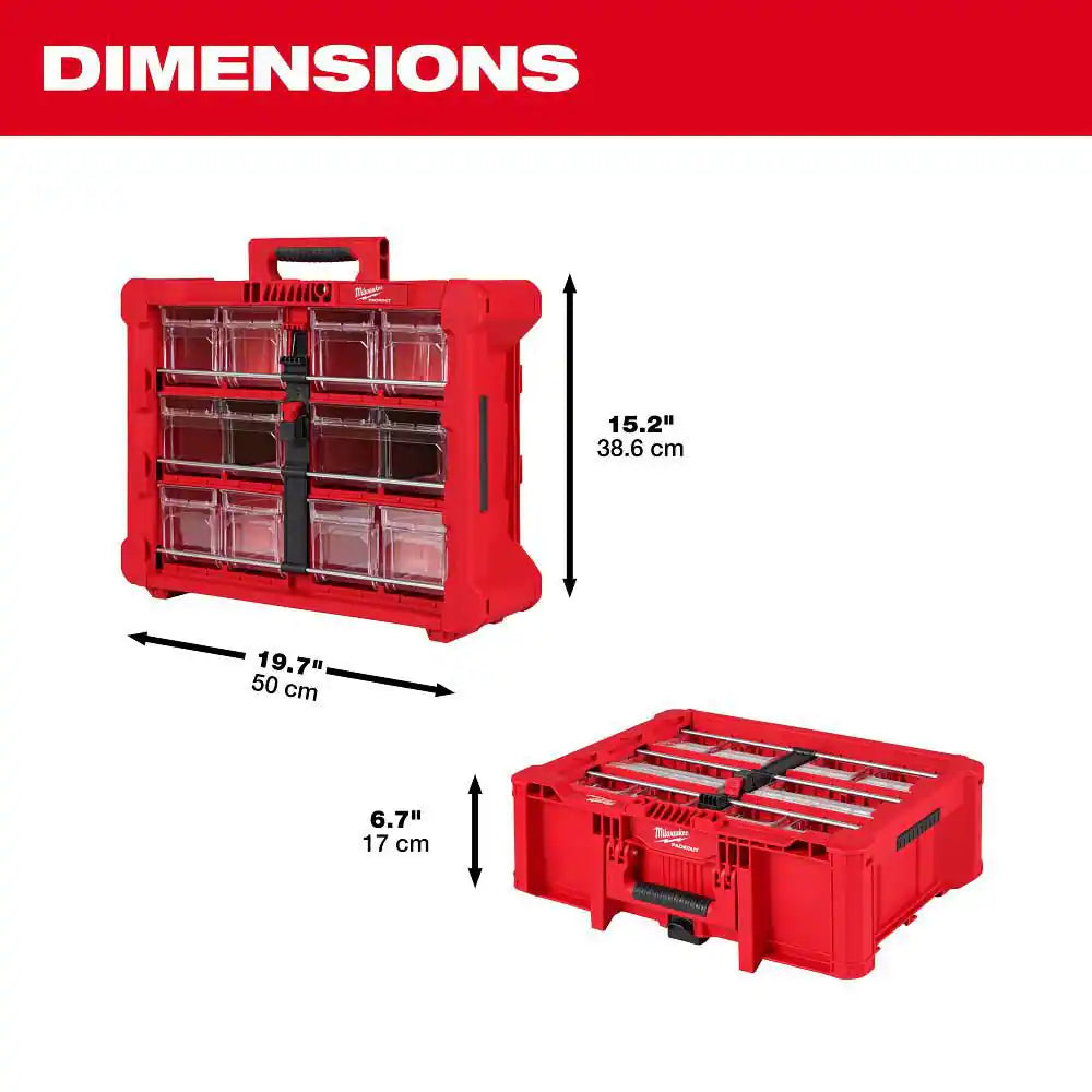 PACKOUT 10 Compartment Tilt Bin Organizer